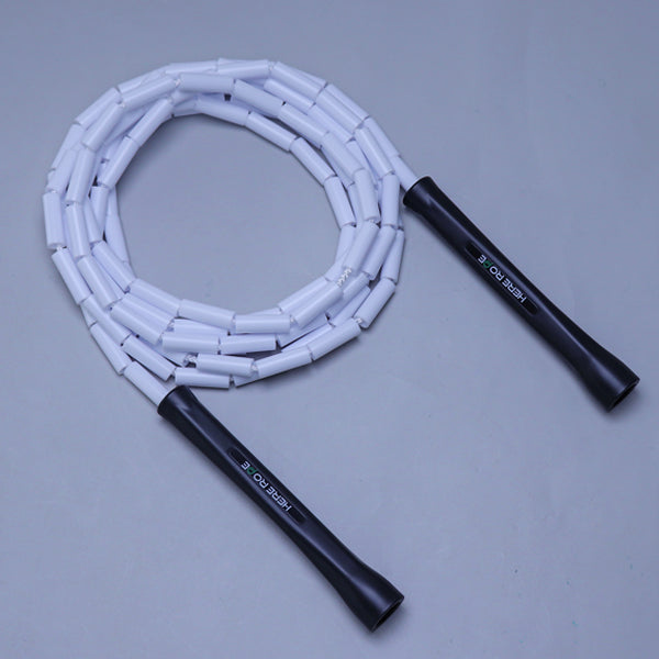 Beaded Jump Rope White