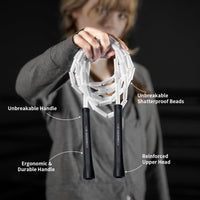 Beaded Jump Rope White