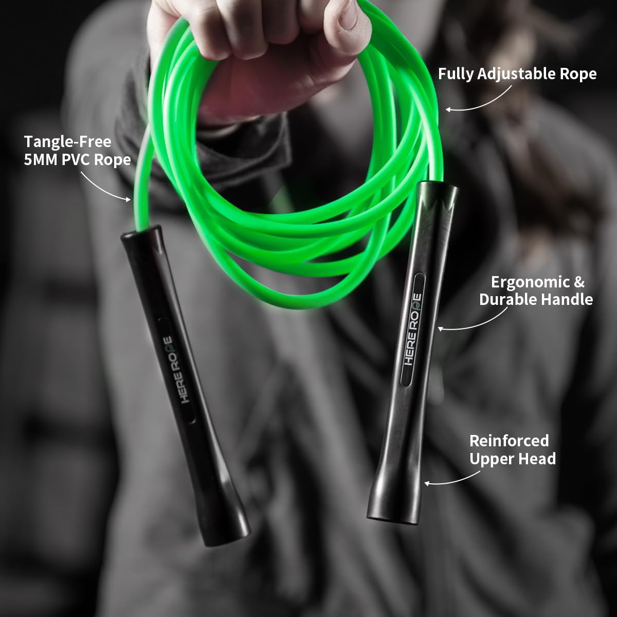Neo Green PVC Jump Rope 6MM