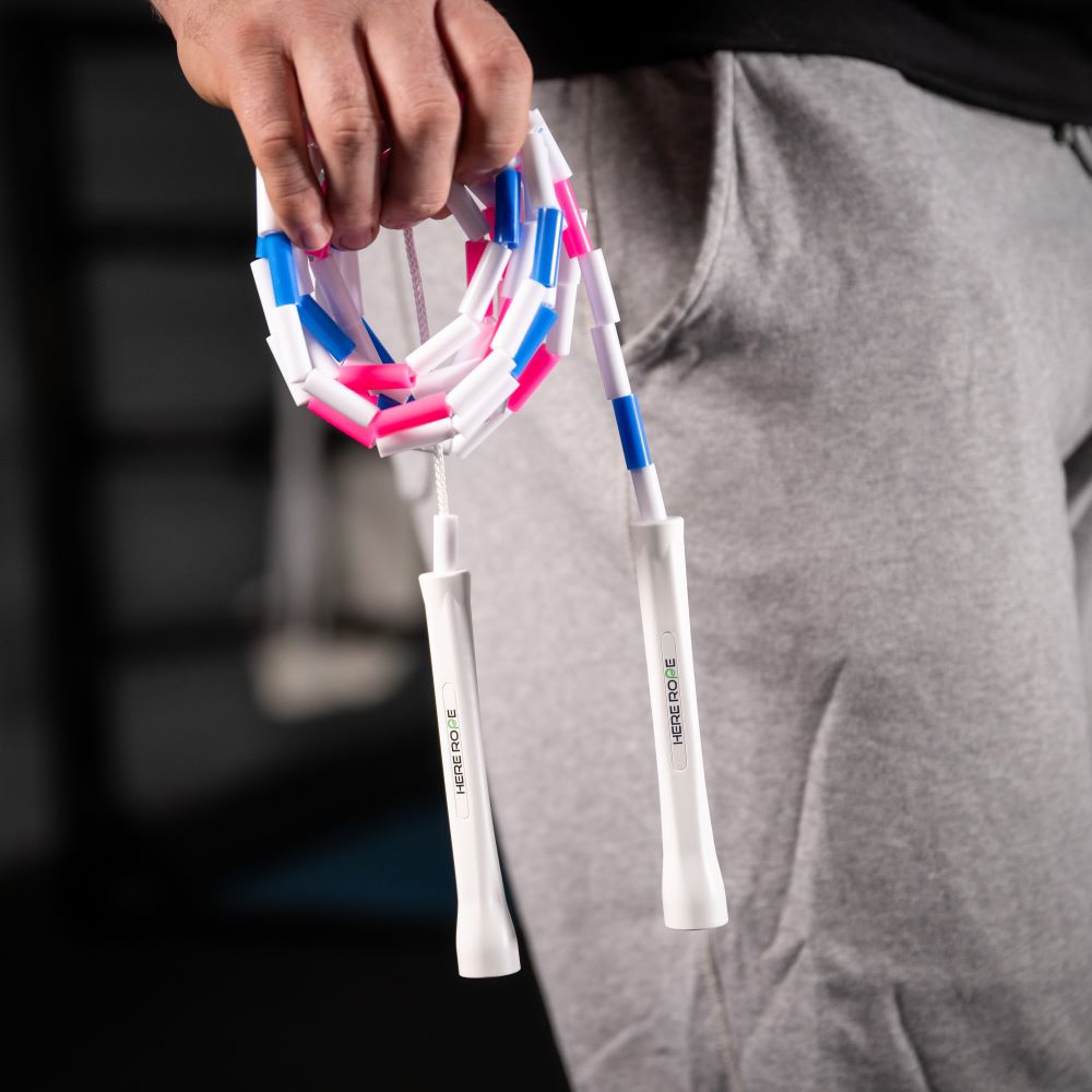 Beaded Jump Rope Blue & Pink