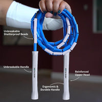 Beaded Jump Rope Blue & White