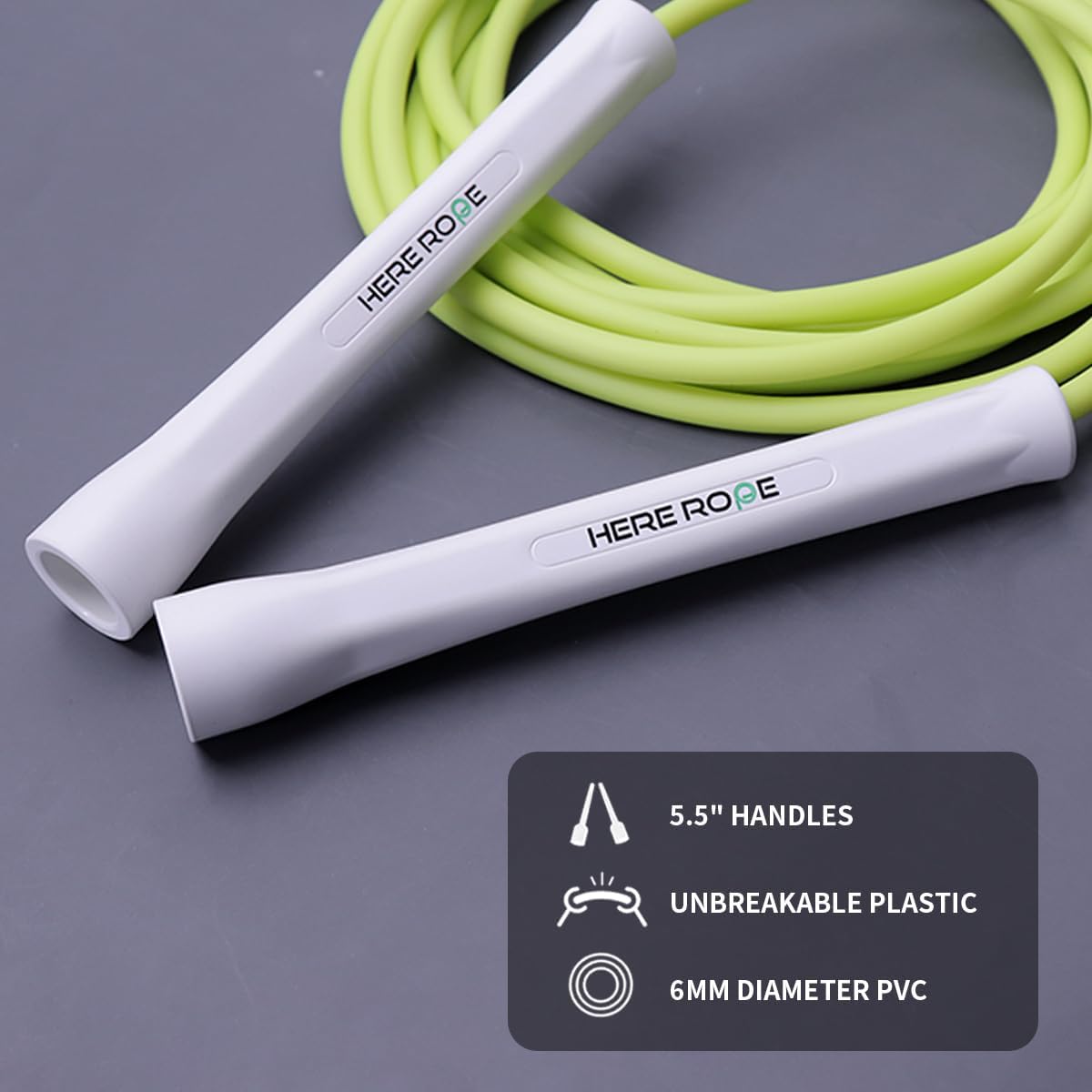Neo Green PVC Jump Rope 6MM