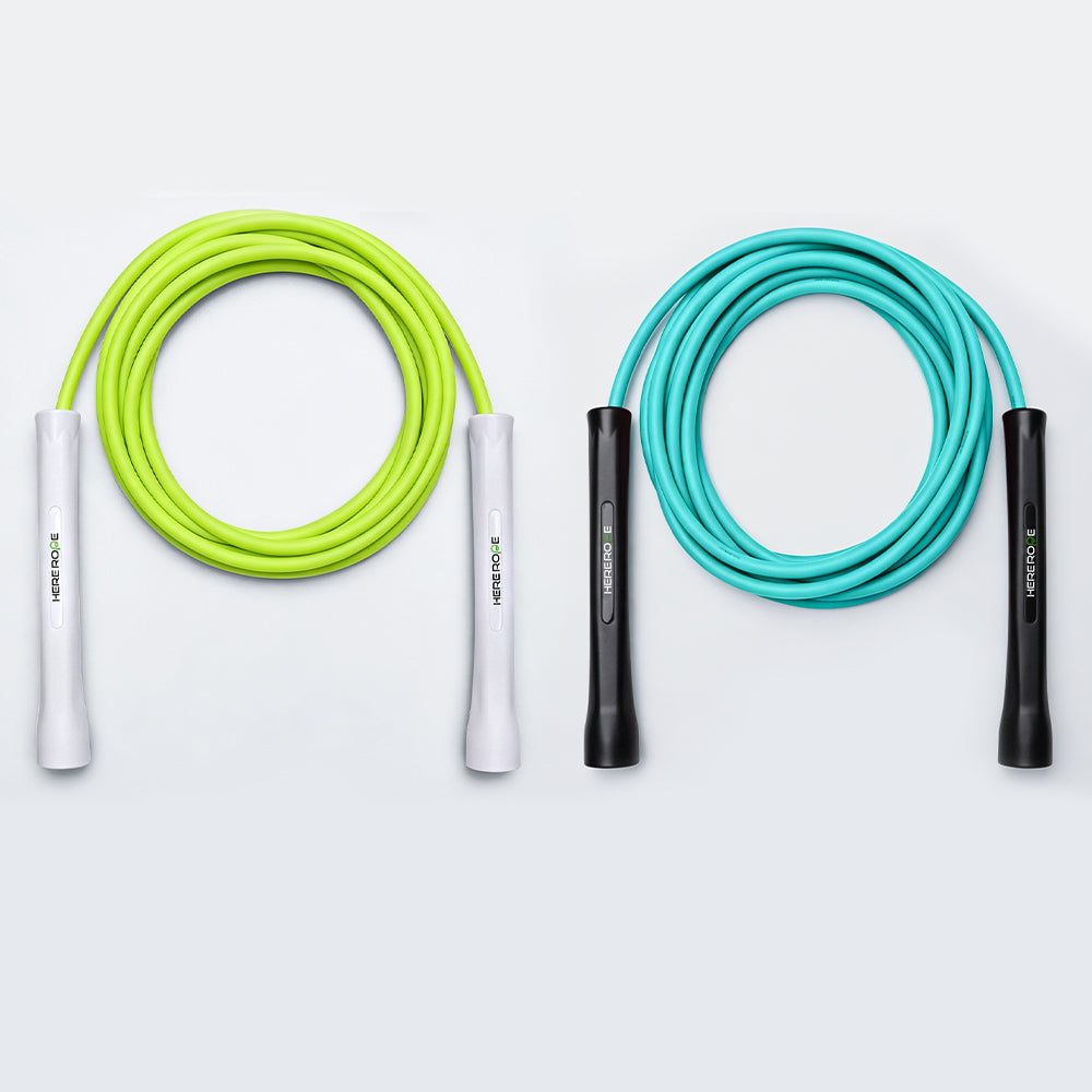 PVC Jump Rope 6MM (2Pack) Neo Green+ Blue