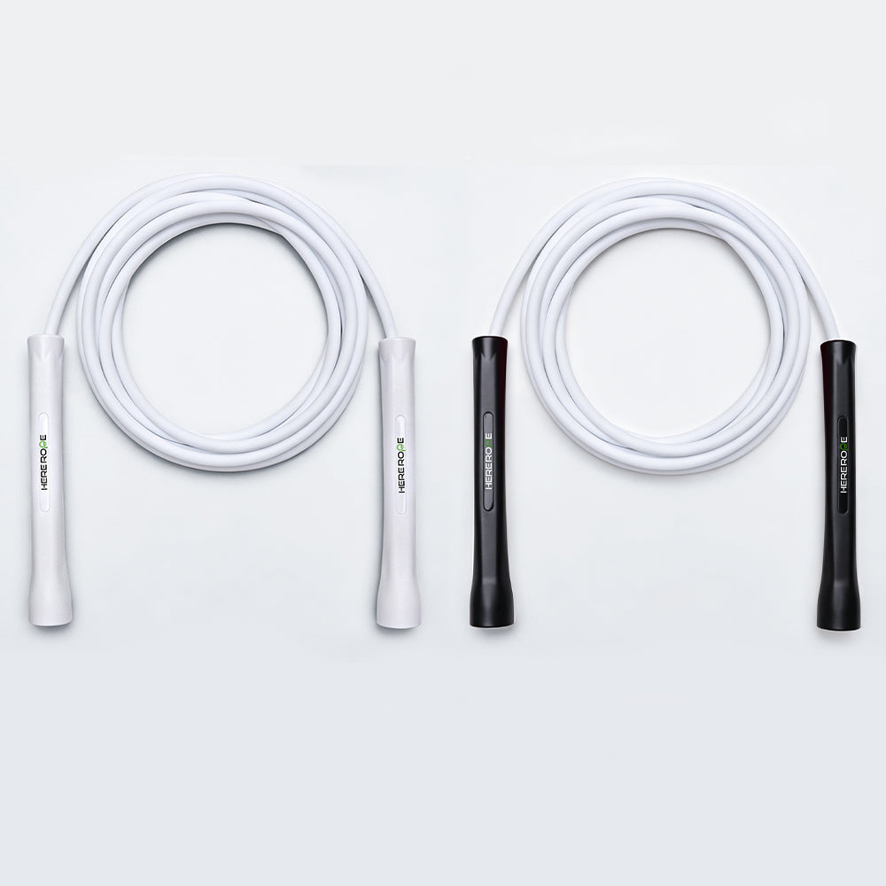 PVC Jump Rope 6MM (2Pack) White + Black