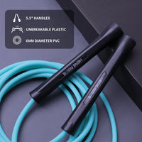 Neo Blue PVC Jump Rope 6MM