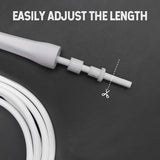 Total White PVC Jump Rope 6MM