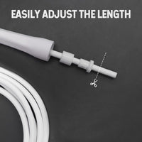 Total White PVC Jump Rope 6MM