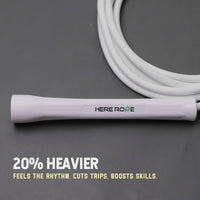 Total White PVC Jump Rope 6MM