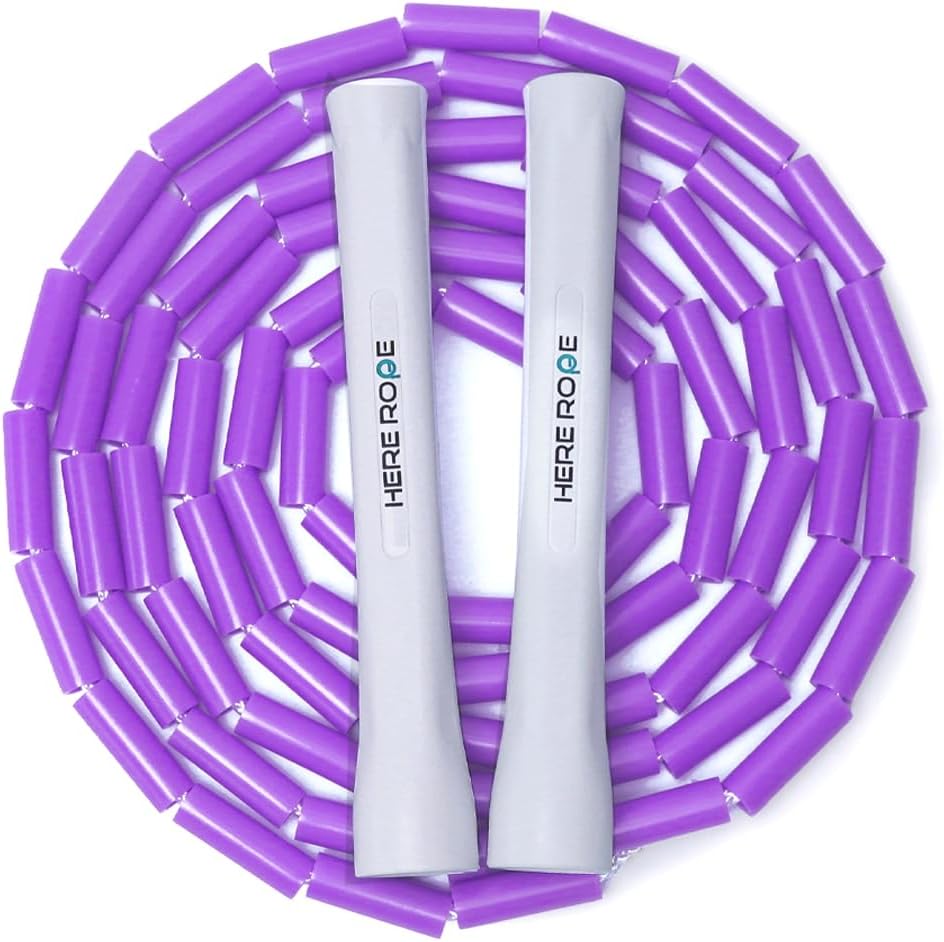 Beaded Jump Rope Purple