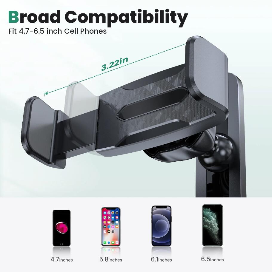 Portable Magnetic Phone Holder for Gym Compatible with 4.7"-6.5" Smartphones